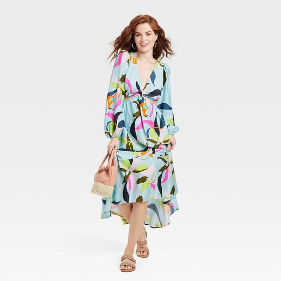 a new day Dresses & Skirts - A New Day Pastel Patterned Dress